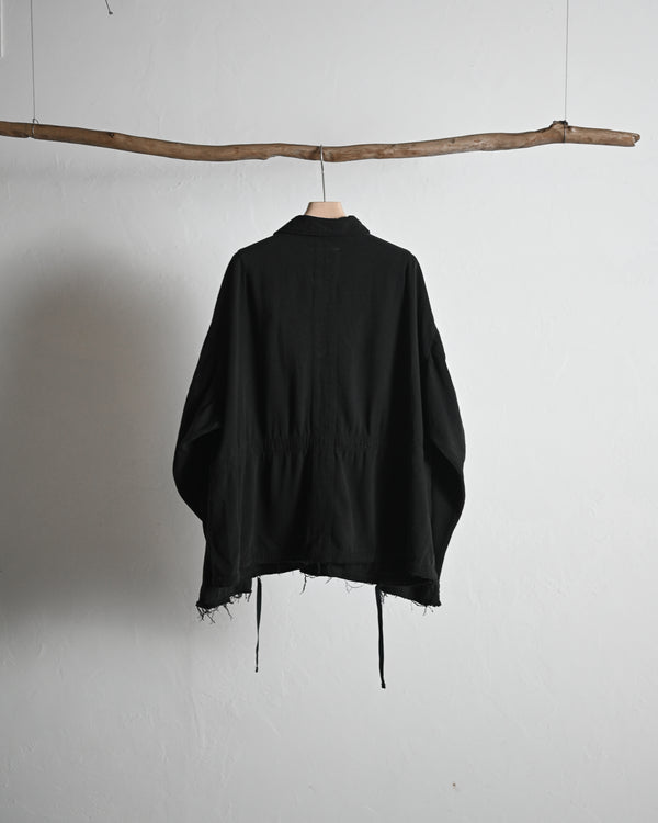 SILK SUEDE FIELD JACKET