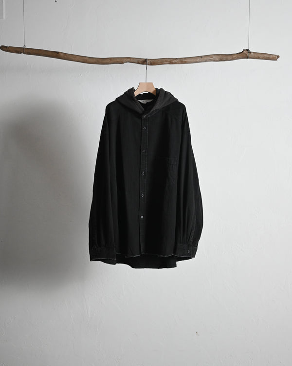 DENIM HOODIE SHIRT