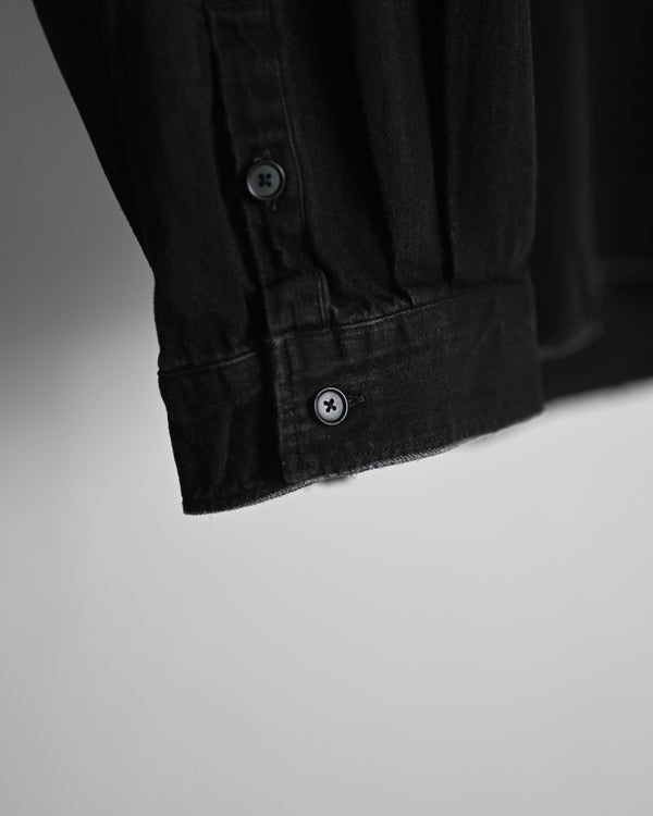 DENIM HOODIE SHIRT