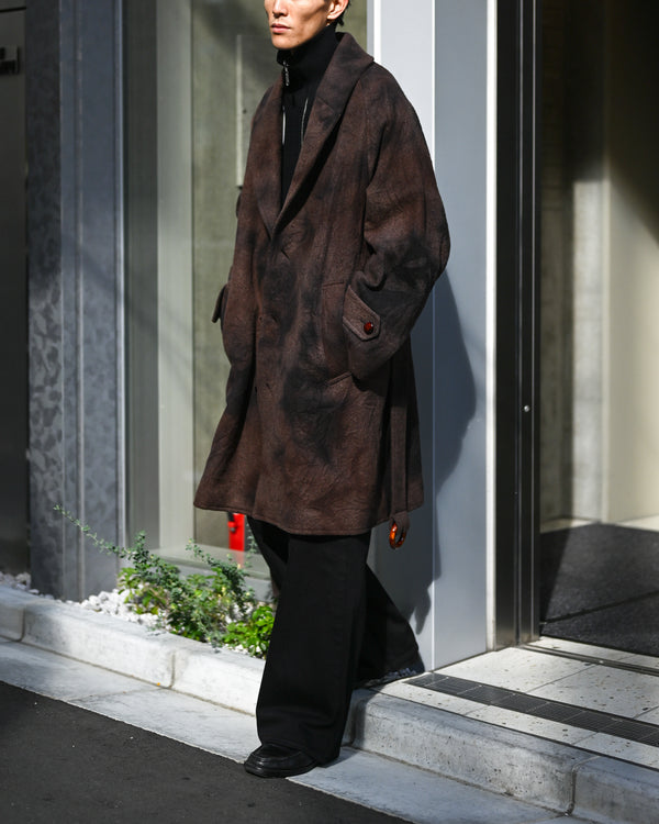 tabi melton coat, sabi