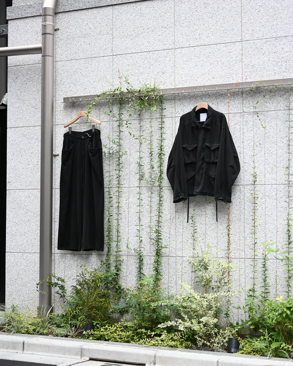 SILK SUEDE FIELD JACKET