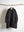 LONG COOK JACKET, dark brown site plan jacquard