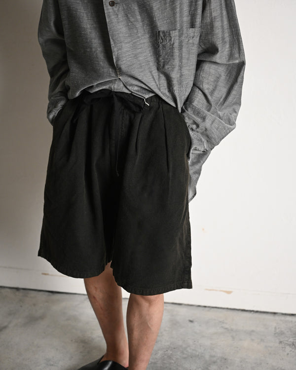 C/R DUCK SHORT PANTS, black