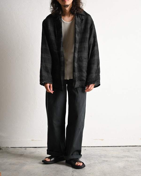 730 (710 EXTRAS -Wide leg- ), twill, faded black