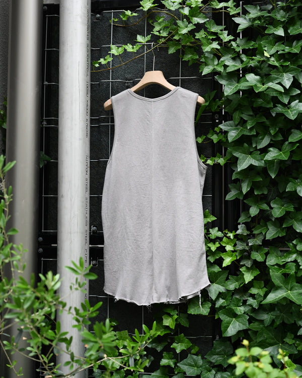 UNEVENNESS TANK TOP, greige
