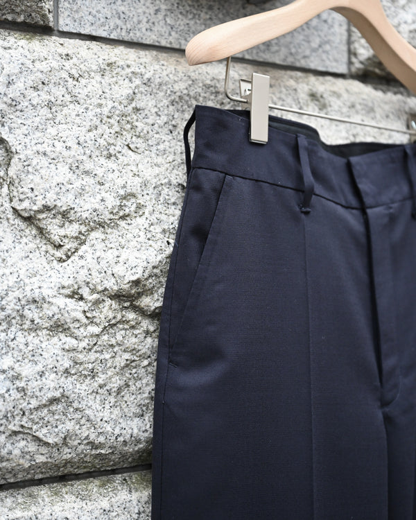 FINE WOOL REVER TROUSERS