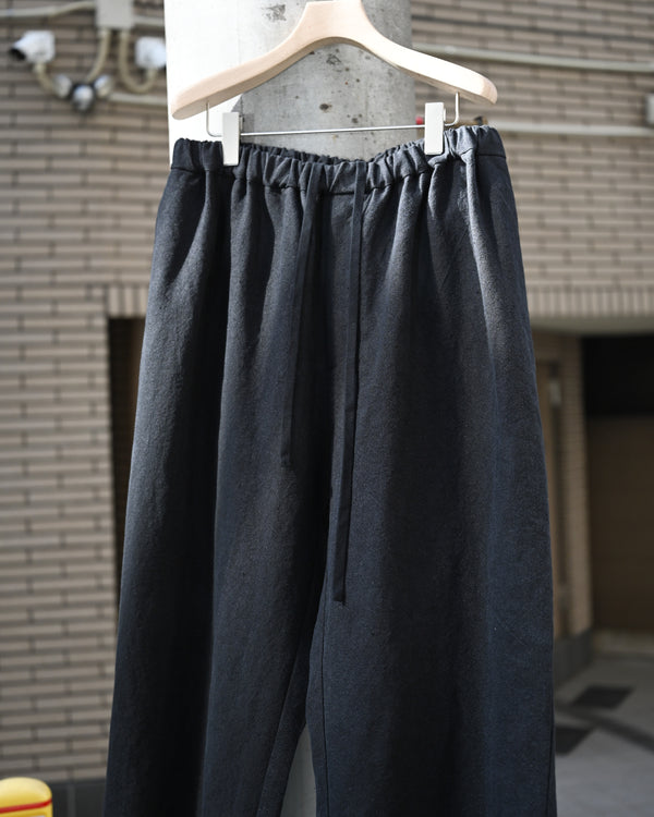 BAGGY EASY PANTS, max high count hemp, black