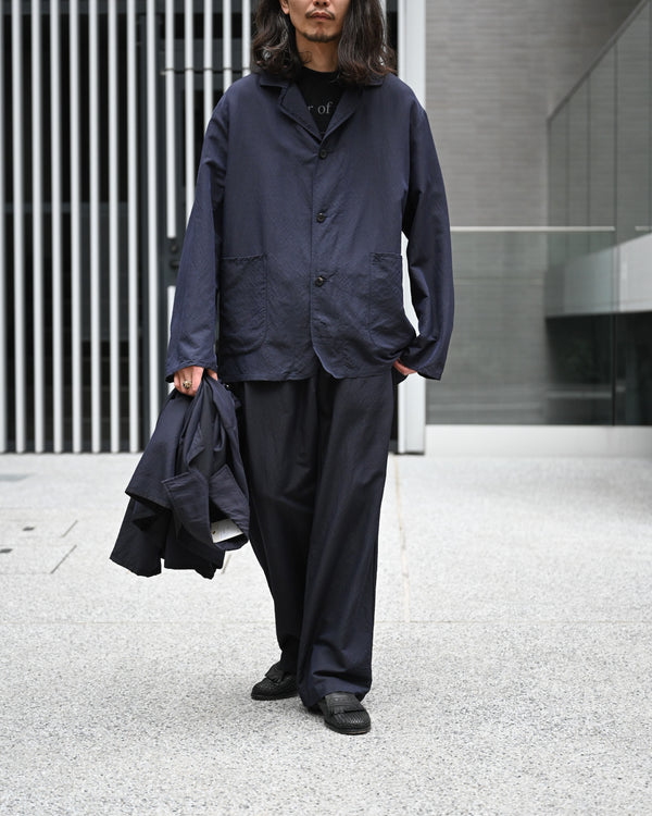 WASHED WOOL SILK TWILL JKT