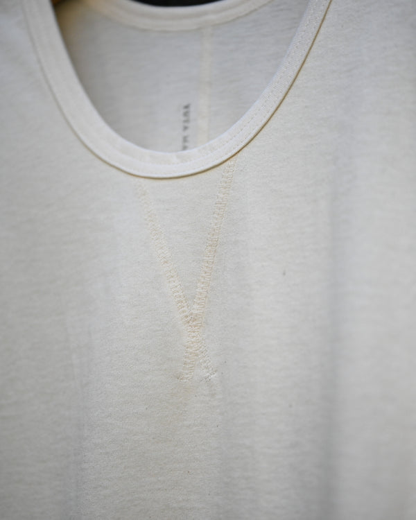 INNER SHIRT-off white, heavy single jersey