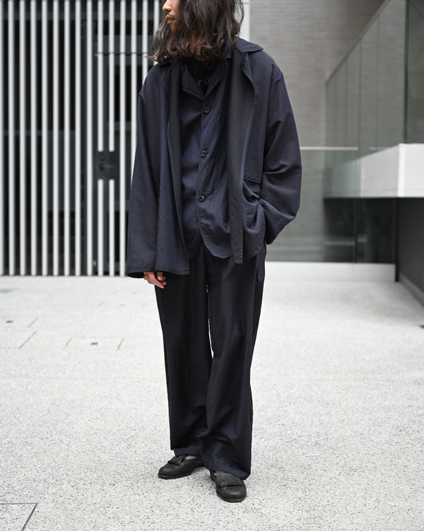 WASHED WOOL SILK TWILL SH-JKT