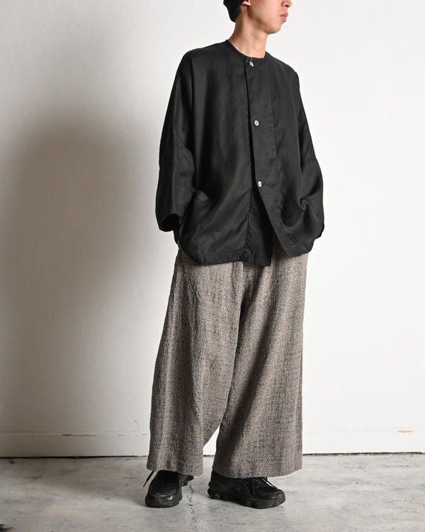 BAGGY PANTS, special twisted yarn fabrics