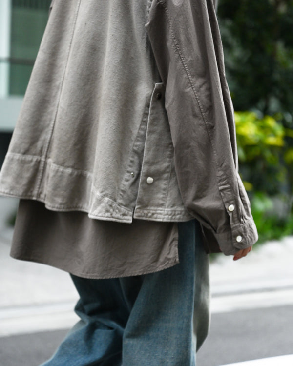 C/R DUCK UTILITY VEST, greige