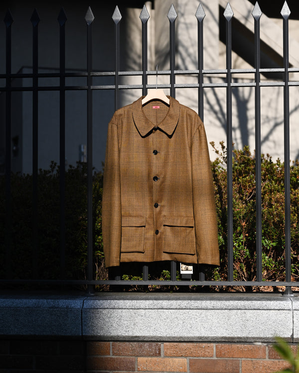 work jkt, silk wool