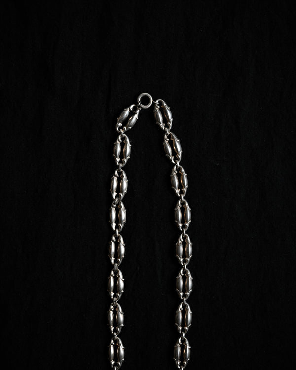 1930 - 1950's Silver Necklace, BA017