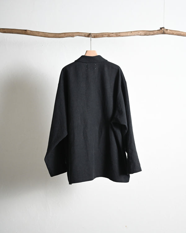 WORK SHIRT, max high count hemp, black