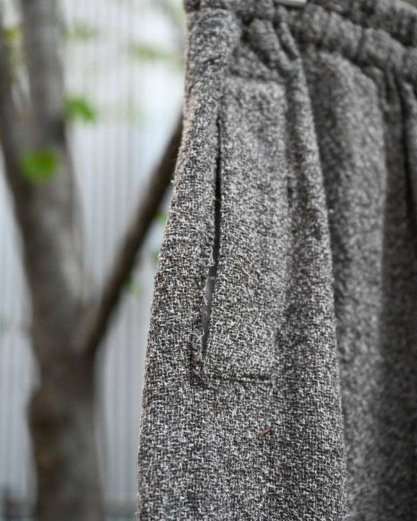 BAGGY PANTS, special twisted yarn fabrics