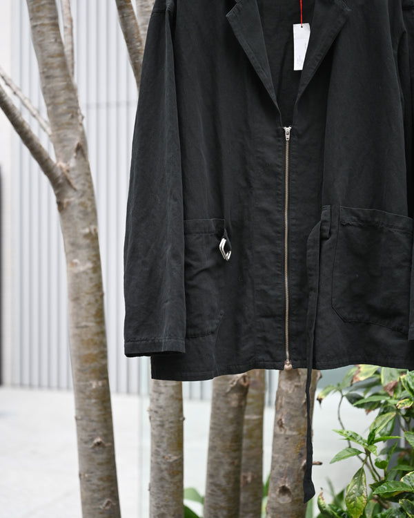 belted jkt, black