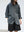 OMBRE CHECK V-COLLAR SEMI LONG SHIRT LS