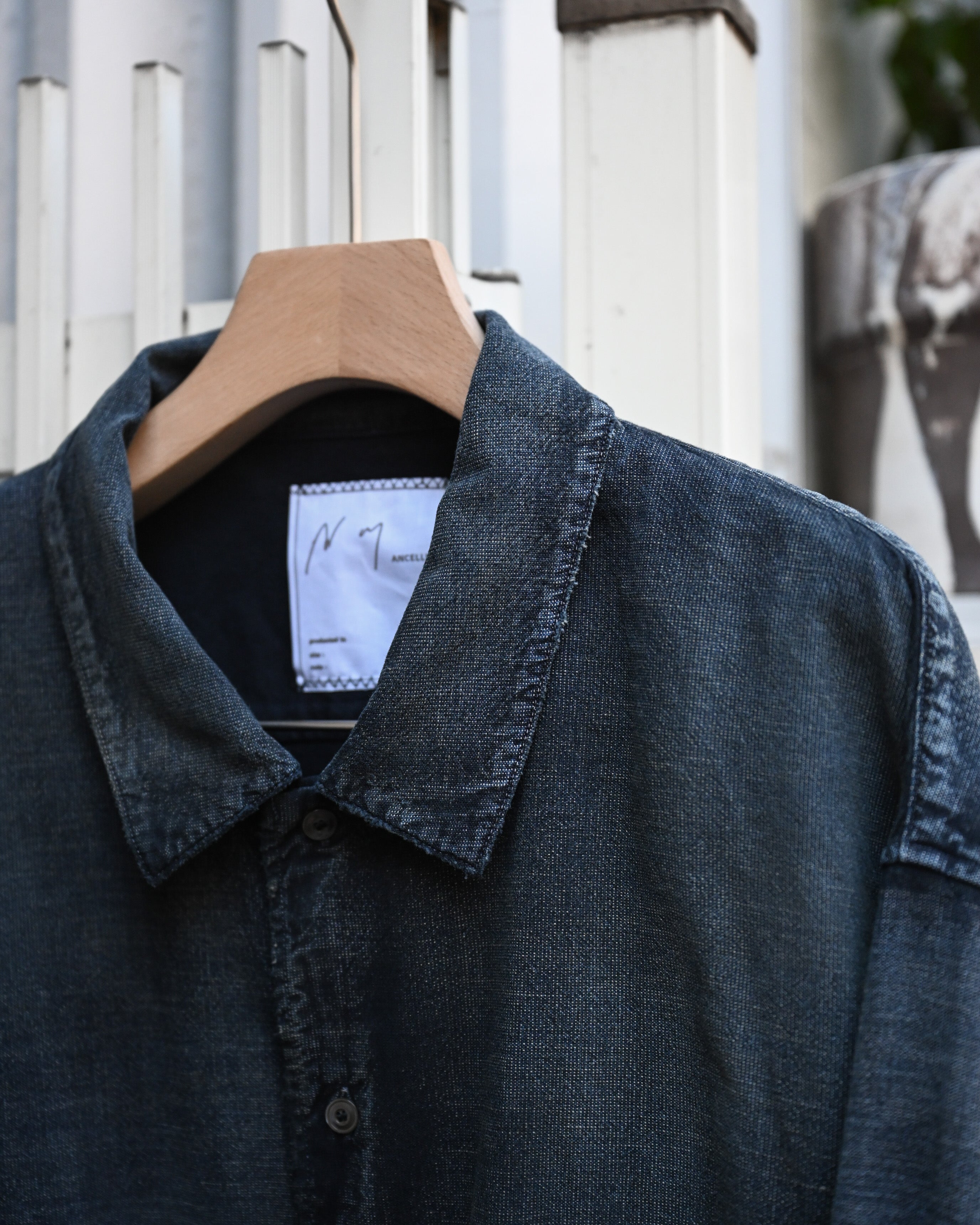 ANCELLM アンセルム - BRUSHSTROKE AGING SHIRT – coelacanth