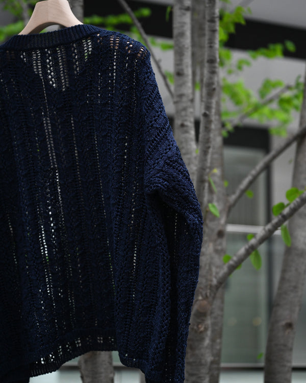 Ex. Mesh V Neck Sweater
