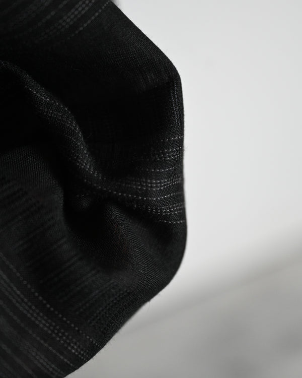 MULTI STRIPED OVER SH-JKT, black