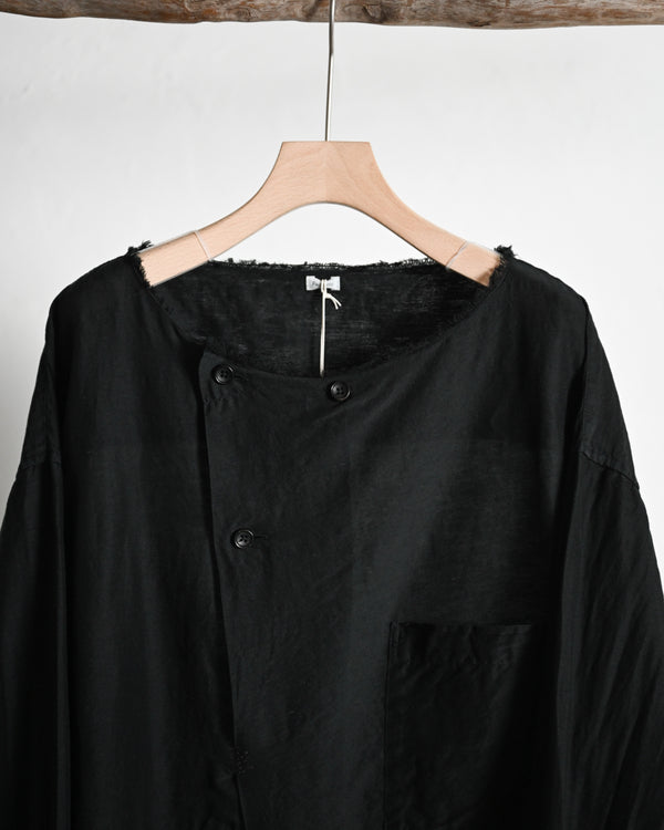 Our Knowledge Tucked Shirt, black