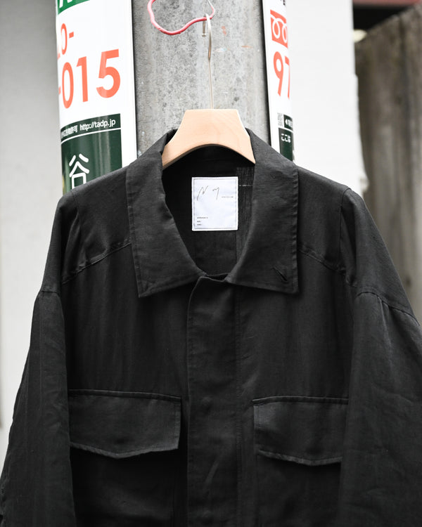 100/S LINEN FIELD JACKET