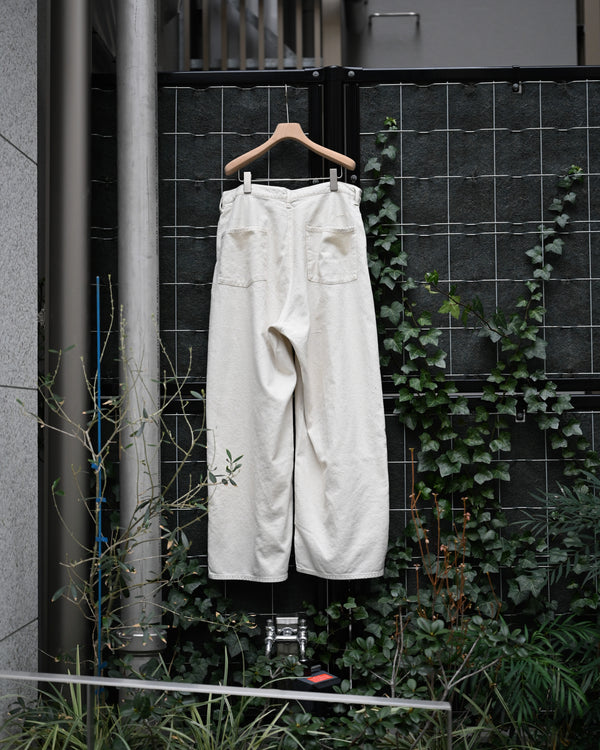 C/R DUCK DOUBLE KNEE PANTS, white