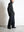 WOOL WASHI STRIPE TUCKED TROUSERS